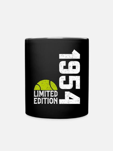 70. Jubiläum 1954 Limited Edition Tennis - Tasse einfarbig - Schwarz