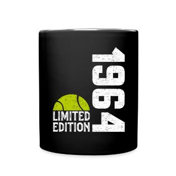 60th Anniversary 1964 Limited Edition Tennis - Full Colour Mug - black - Front