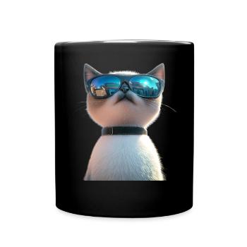 Birma Katze Heilige Birmakatze Süße Birma Katzen - Tasse einfarbig - Schwarz - Vorne