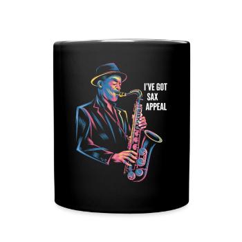J’ai Sax Appeal Jazz Art Inspiration - Mug uni - noir - Devant
