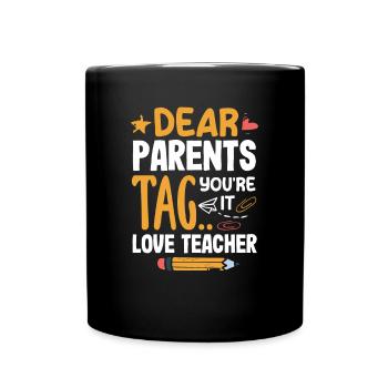 Funny Teacher Teacher Gift - Full Colour Mug - black - Front