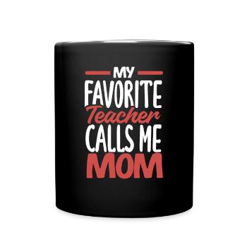 Funny Teacher Teacher Gift - Full Colour Mug - black - Front