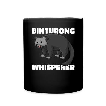 Binturong raton laveur ours rampant chat rampant - Mug uni - noir - Devant