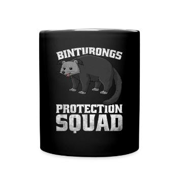 Binturong raton laveur ours rampant chat rampant - Mug uni - noir - Devant