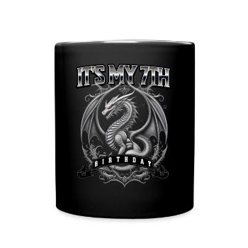 Dragon 7e anniversaire Dragon - Mug uni - noir - Devant