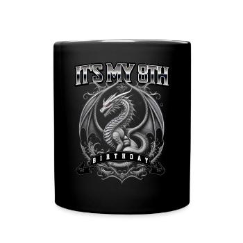 Dragon 8e anniversaire Dragon - Mug uni - noir - Devant