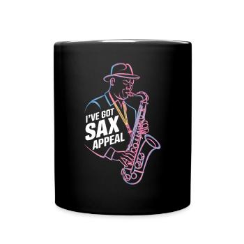 I Have Sax Appeal Jazz Music - Full Colour Mug - black - Front