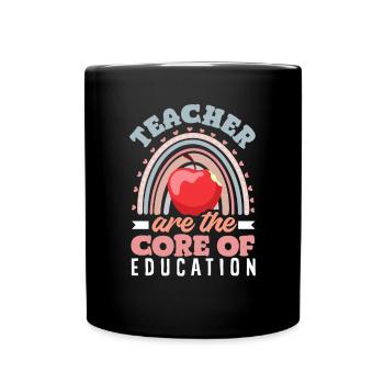 Funny Teacher Teacher Gift - Full Colour Mug - black - Front