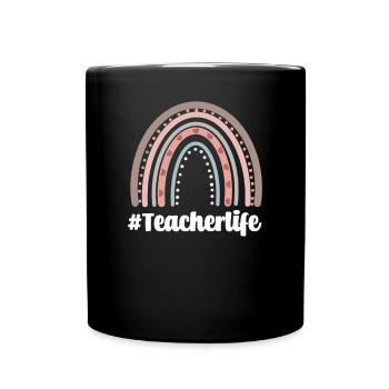 Funny Teacher Teacher Gift - Full Colour Mug - black - Front