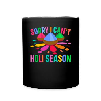 Holi India Holi Festival Happy Holi Fest - Full Colour Mug - black - Front