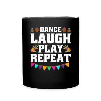 Holi India Holi Festival Happy Holi Fest - Full Colour Mug - black - Front