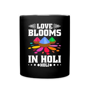 Holi India Holi Festival Happy Holi Fest - Full Colour Mug - black - Front