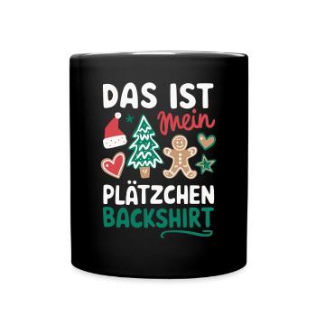 Cookie Baking Shirt Funny Christmas Design - Full Colour Mug - black - Front