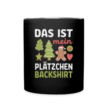Cookie Baking Shirt Funny Christmas Design - Full Colour Mug - black - Front