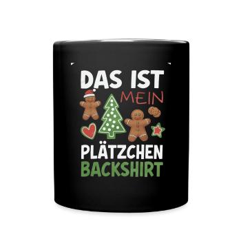 Cookie Baking Shirt Funny Christmas Design - Full Colour Mug - black - Front