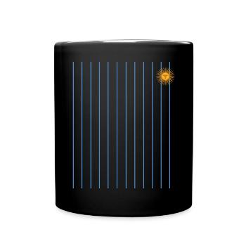 Argentine Cadeau Argentine Drapeau argentin - Mug uni - noir - Devant