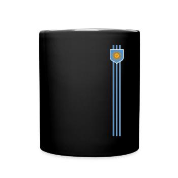 Argentine Cadeau Argentine Drapeau argentin - Mug uni - noir - Devant