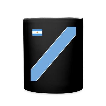 Argentine Cadeau Argentine Drapeau argentin - Mug uni - noir - Devant
