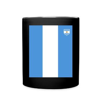 Argentine Cadeau Argentine Drapeau argentin - Mug uni - noir - Devant