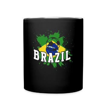 Brazil Brazil shirt Brazilian Rio de Janeirao - Full Colour Mug - black - Front