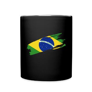 Brasilien Brazil shirt Brasilianer Rio de Janeirao - Tasse einfarbig - Schwarz - Vorne