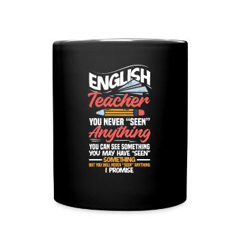 Funny Teacher Teacher Gift - Full Colour Mug - black - Front