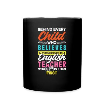 Funny Teacher Teacher Gift - Full Colour Mug - black - Front
