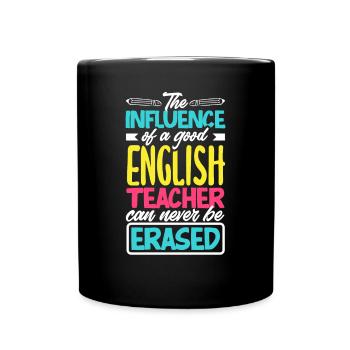 Funny Teacher Teacher Gift - Full Colour Mug - black - Front