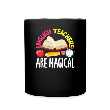 Funny Teacher Teacher Gift - Full Colour Mug - black - Front
