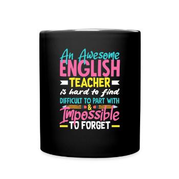Funny Teacher Teacher Gift - Full Colour Mug - black - Front