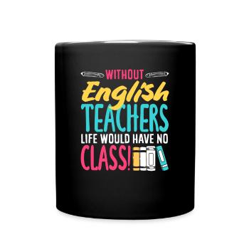 Funny Teacher Teacher Gift - Full Colour Mug - black - Front