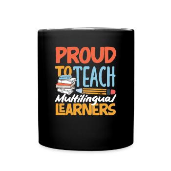 Lustiges Lehrer Lehrerinnen Geschenk - Tasse einfarbig - Schwarz - Vorne