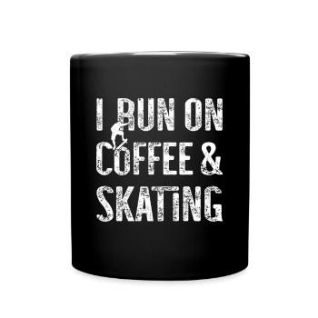 Skateboard Art For Boys Girls Men Skateboard Gifts - Tasse einfarbig - Schwarz - Vorne