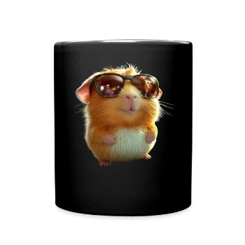 Cochon d’Inde Rongeurs Capybara Rongeur mignon - Mug uni - noir - Devant