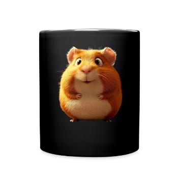 Cochon d’Inde Rongeurs Capybara Rongeur mignon - Mug uni - noir - Devant