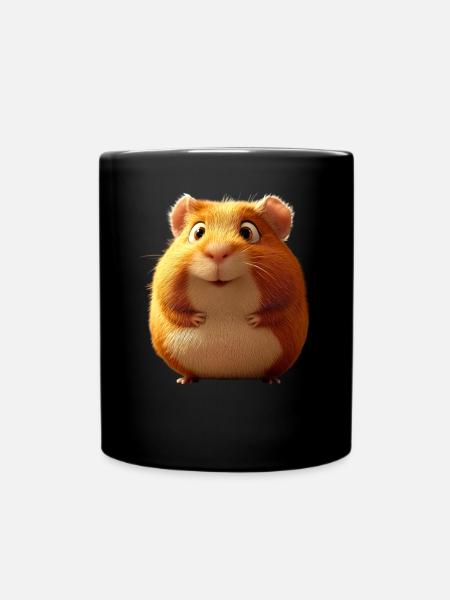 Meerschweinchen Nagetiere Capybara Süßes Nager - Tasse einfarbig - Schwarz