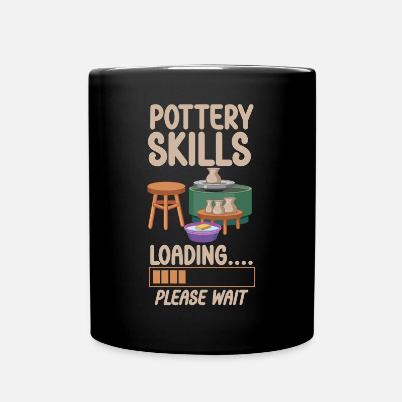 Pottery Ceramics Artist Pottery - Tasse einfarbig - Schwarz