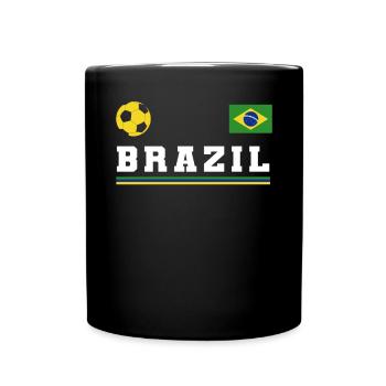 Brasilien Brazil shirt Brasilianer Rio de Janeirao - Tasse einfarbig - Schwarz - Vorne