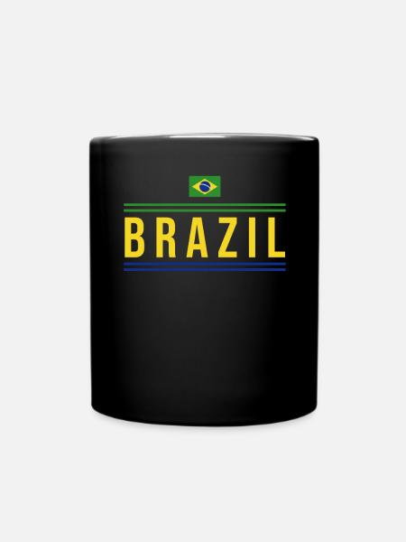 Brésil Brésil Maillot brésilien Rio de Janeiro - Mug uni - noir