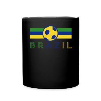 Brazil Brazil shirt Brazilian Rio de Janeirao - Full Colour Mug - black - Front