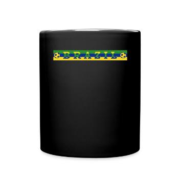 Brasilien Brazil shirt Brasilianer Rio de Janeirao - Tasse einfarbig - Schwarz - Vorne