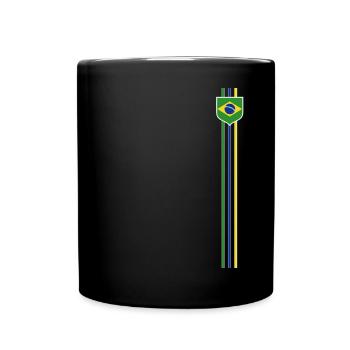 Brazil Brazil shirt Brazilian Rio de Janeirao - Full Colour Mug - black - Front