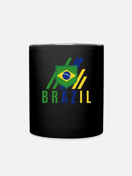 Brésil Brésil Maillot brésilien Rio de Janeiro - Mug uni - noir