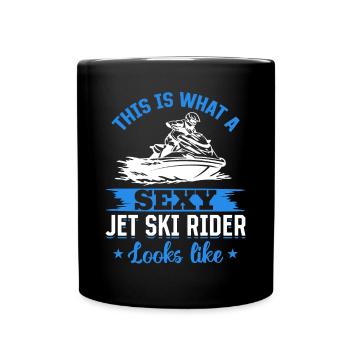 Voici à quoi ressemble un pilote de jet ski sexy - Fun - Mug uni - noir - Devant
