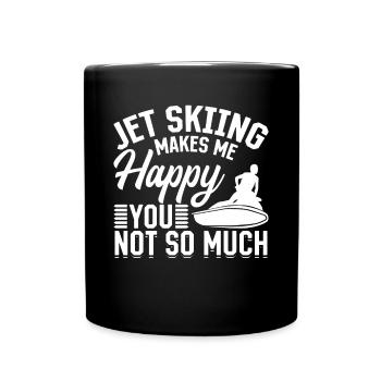 Le jetski me rend heureux pas tant que ça - Jetski - Mug uni - noir - Devant