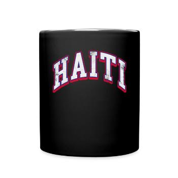 Haiti - Tasse einfarbig - Schwarz - Vorne