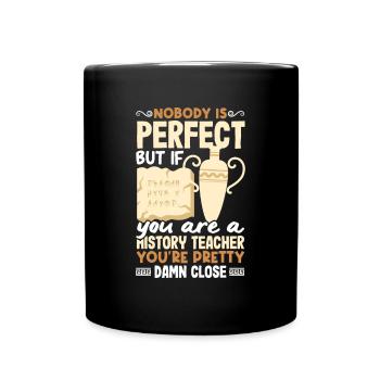 Funny Teacher Teacher Gift - Full Colour Mug - black - Front