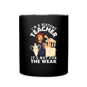 Funny Teacher Teacher Gift - Full Colour Mug - black - Front