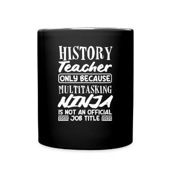 Funny Teacher Teacher Gift - Full Colour Mug - black - Front