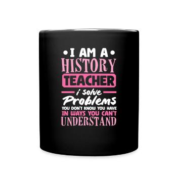 Drôle de professeur Cadeau d’enseignant - Mug uni - noir - Devant
